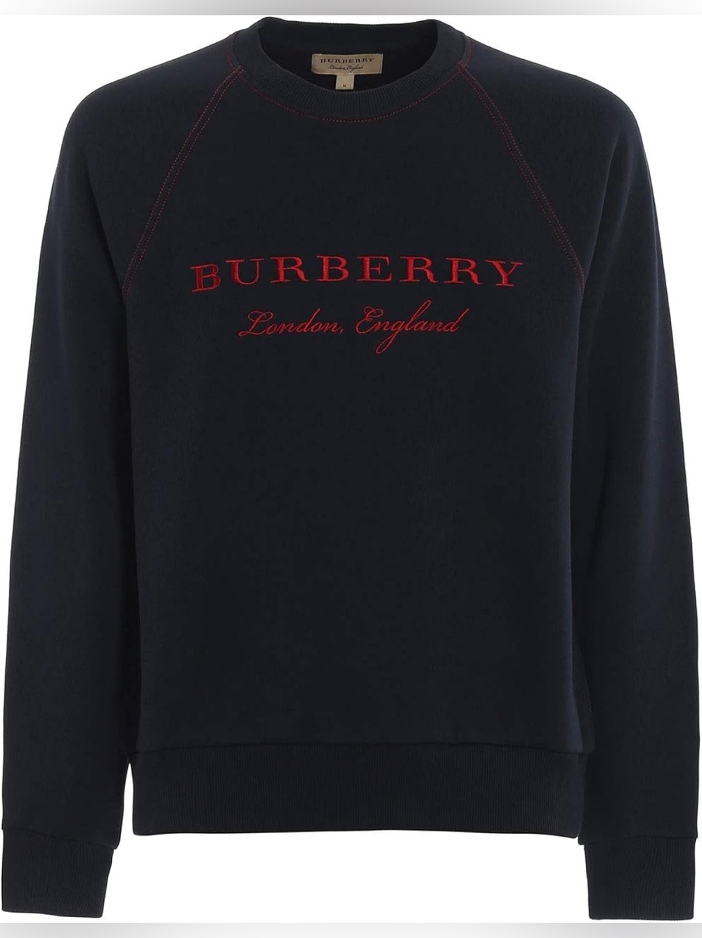Burberry London England Embroidered Logo Sweatshirt | Size L